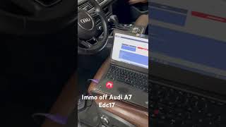 Immo off Audi A7 edc17 [upl. by Heins]