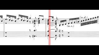 BWV 963 Sonata in D Major Scrolling [upl. by Nidya239]