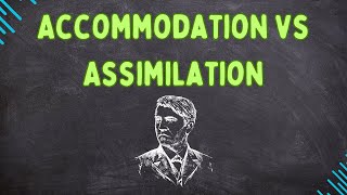 Accommodation vs Assimilation Psychology amp Education [upl. by Jeremias]