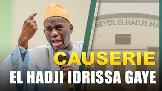 CAUSERIE DE EL HADJI IDRISSA GAYE  INAUGURATION ZAWIYA SEYDIL HADJI MALICK SY BRESCIA 2024 [upl. by Augustin]