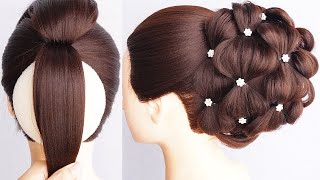 Gorgeous Messy Bun Hairstyle  Try THIS Modernist Hairstyle For a Unique Look [upl. by Etnod]