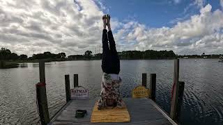 Headstand on Floating Dock [upl. by Yroj]