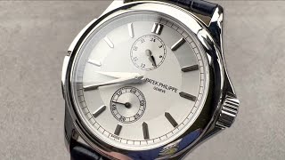 Patek Philippe Calatrava Travel Time 5134P001 Patek Philippe Watch Review [upl. by Ainoval643]