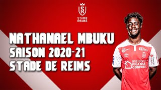 NathanaÃ«l Mbuku  Stade de Reims  20202021 [upl. by Lyrak]