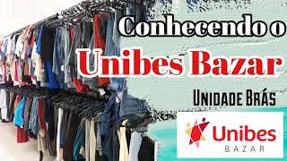 Bazar UNIBES – Unid Brás – Roupas e móveis usados  CONHECENDO BAZAR BENEFICENTE EM SP [upl. by Michon]