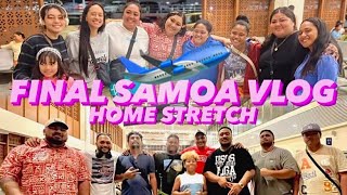 FINAL SAMOA VLOG  AirBNB EnTs Cafe Georgies Pizza amp Saying Goodbye🇼🇸 [upl. by Wasson873]