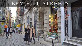 Colorful Streets in Istanbul Beyoglu [upl. by Jenni904]