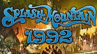 Splash Mountain Walt Disney World 1992 [upl. by Elik]