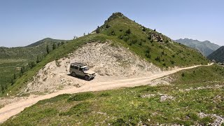 Albania 4x4 mountain overlanding Cerem  Mullafc  Doberdol [upl. by Yaakov480]