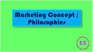 Marketing Concept and Philosophies  Marketing myopia  BBA  Bcom  EXPLAINED [upl. by Attenweiler]