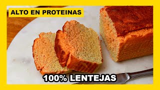 🔶 SOLO con LENTEJAS hace este PAN  FÁCIL Y RÁPIDO Receta sin gluten y vegana [upl. by Fondea]