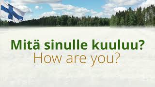 The most common greetings in Finnish [upl. by Byers]