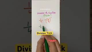 Dividing Fractions Made Easy Maths division fraction [upl. by Lac]