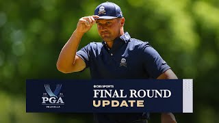 2024 PGA Championship Final Round UPDATE Schauffele remains in lead DeChambeau rising  CBS Sports [upl. by Godfree668]