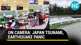 Tsunami Waves Hit Japan After Massive Earthquake Nuclear Power Plants On Alert Evacuations Ordered [upl. by Attenweiler]