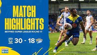 Highlights R17  Warrington Wolves v Leeds Rhinos [upl. by Sidras150]