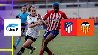 HIGHLIGHTS  Atletico Madrid vs Valencia Liga F 202324 [upl. by Lammond682]