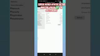 Subisu noika router Home network settings check ✅ mobile 📲 device connected name showing or delete [upl. by Rhianon642]