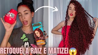 Retoque de raizMatizador Salonline ❤️ MAXTON 666 cabelocacheado [upl. by Katharina11]