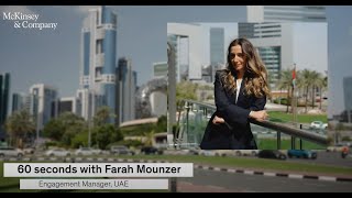 60 Seconds with Farah Mounzer in United Arab Emirates [upl. by Monaco459]