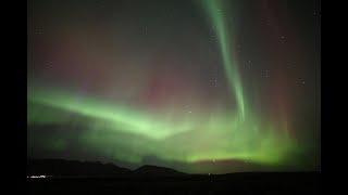 Aurores boréales du 4102024 en Islande [upl. by Aleira]