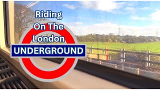 Riding the London Underground from Theydon Bois to Epping on the Central Line [upl. by Thorndike]