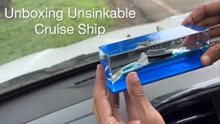 Unsinkable Cruise Ship  Unsinkable Titanic Ship Unboxing and Review [upl. by Neyugn]