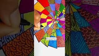 Draw a zentangle patterns zentangleart tutorial pattern forbeginners artwork art [upl. by Lawan]