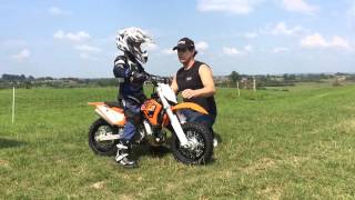 First ride on my KTM Mini 50 [upl. by Terrijo]