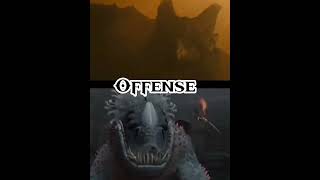 Rodan Monsterverse vs Red Death HTTYD  shorts godzillakotm httyd [upl. by Irap]