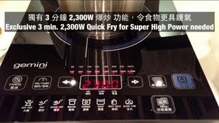 Gemini 2100W MultiFunctional Induction Cooker GIC2100 [upl. by Billmyre]