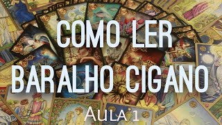 COMO LER BARALHO CIGANO  AULA 01 [upl. by Siuluj]