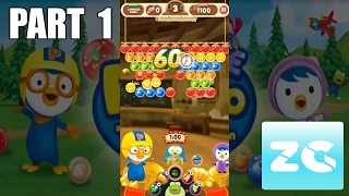 Pororo Bubble Shooter Android Walkthrough Part 1 Gameplay HD [upl. by Brodsky]