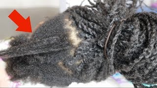 Démêler facilement les cheveux crépus aprés des twists ou tresses afro [upl. by Cown]