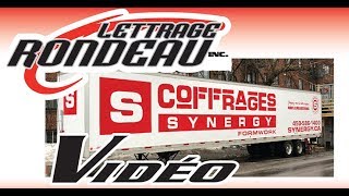 COFFRAGES SYNERGY LETTRAGE DE REMORQUE 53 [upl. by Gaul]