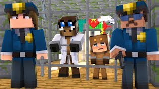 Minecraft Daycare  BABY GETS ARRESTED w MooseCraft Minecraft Kids Roleplay [upl. by Notliw]