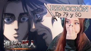 REACCIÓN SHINGEKI NO KYOJIN Eps 7980 ⚔🩸💀  ¡EL RETUMBAR 2 [upl. by Nguyen]