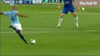 Vincent Kompany Goal v Leicester City [upl. by Aerdnahc]