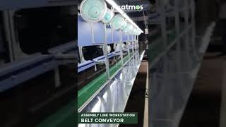 Assembly Line Workstation  Efficient Production on a Moving Conveyor Belt [upl. by Treboh]