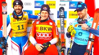 FIS Alpine Ski World Cup  Mens Downhill  Wengen SUI  2024 [upl. by Ahsiekyt]