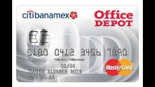 Ventajas y Desventajas de la Tarjeta de Credito Office Depot Citibanamex [upl. by Eatnoled]