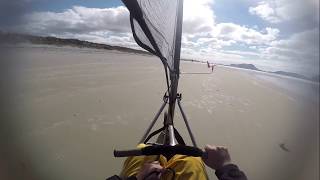 Blokarting Ruakaka beach 12818 New Zealand [upl. by Panter]