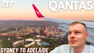 Flying Back Home to Adelaide With Qantas Sydney to Adelaide [upl. by Ellirpa]