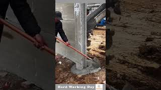 The Process Of Forming Concrete In Columns [upl. by Restivo814]