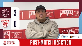 Taunton Town FC 3  0 Didcot TownFC  Emirates FA Cup 1st Round Qualifying  Post Match Interview [upl. by Millford53]