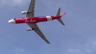 AirAsia X In association with Sony A330343 9MXXJ  Pushback and Departure from Sydney [upl. by Claudina952]