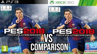 PES 2018 PS3 Vs Xbox 360 [upl. by Ntisuj]