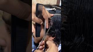 Relaxing ASMR Scissors haircut asmr scissorhaircut asmrhaircut scissors [upl. by Nevar]