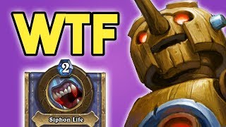 The WORST COMBO Deck EVER w Clockwork Automaton  OP HERO POWER  The Witchwood  Hearthstone [upl. by Zingg970]