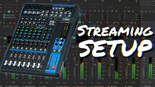 How to set up a mixer for live streaming  Yamaha MG12XU Virtual Walkthrough [upl. by Ifill158]